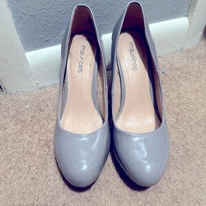Maurices light grey heels